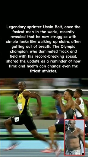 Usain Bolt Admits He Can’t Handle THIS Anymore#shorts