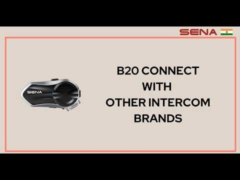 Sena B20 is Connecting with other brand.