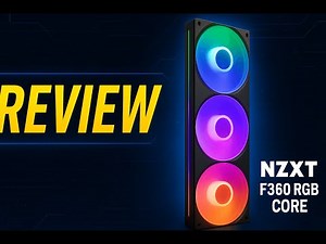 Review - NZXT F360 RGB Core - 360mm Single-Frame Fan Unit with 3 x 120mm RGB Fans - Speed