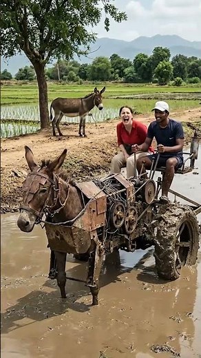 The Day a Donkey Lost Its Job | The Mechanical Donkey That Replaced the Real One #viralshorts