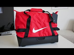 Unboxing/Reviewing The Nike Academy Team Hardcase Training Bag On Body 4K