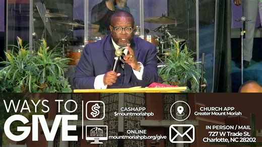 Welcome to Greater Mount Moriah of Charlotte's Live Stream! We’re so glad you’ve joined us today for our Livestream Broadcast! On behalf of our Senior Pastor, Elder Chester Brown, III, First Lady Yolanda Brown, and the entire Greater Mount Moriah family, we pray you feel the love of Christ flowing from our hearts to yours. Join us in person: � 9 AM – Sunday Church School � 10 AM – Morning Worship Service � 7 PM – In-Person Bible Study Stay connected with us on Facebook, Instagram, TikTok, and Yo