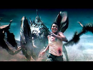 She is hunted by a GIANT Alien Spider!