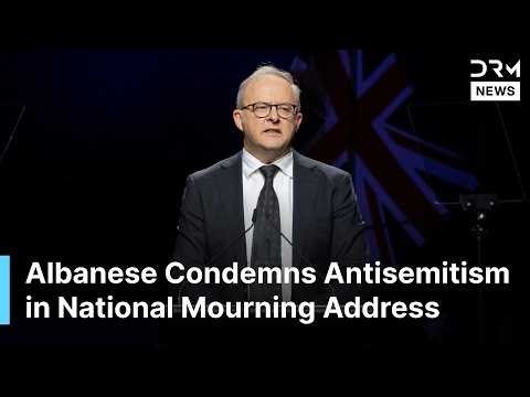 FULL SPEECH: Australian PM Albanese Delivers Powerful Tribute After Bondi Hanukkah Attack | AB1G
