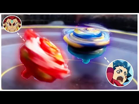 RASHAD BETTER THAN VALT?! RED Savior Valkyrie VS Savior Valkyrie Slow Motion 4K 60FPS Beyblade Burst
