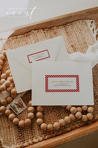 MERI Printable Christmas Address Label Template Christmas Card Address Stickers Holiday Card Return Address Label - Etsy