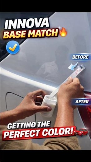Innova Base Color Match 🔥 Perfect Paint Matching Trick You Must See!