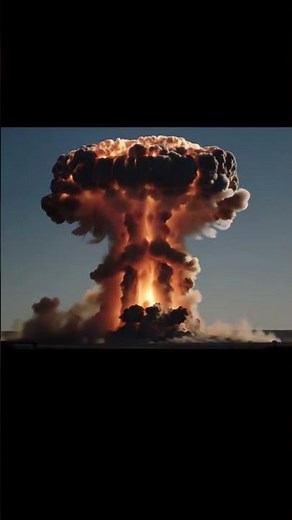 How a Nuclear Bomb Creates a Deadly Mushroom Cloud | Visualized in Seconds #shorts