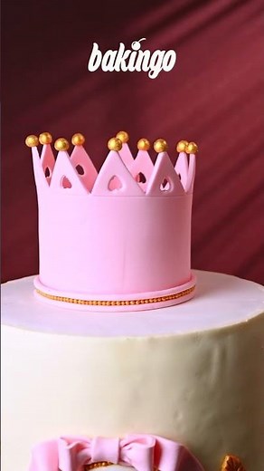 Forever Our Princess: A Beautiful Pink Castle Cake with a Modern Twist