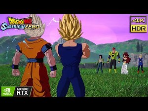 Goku & Vegeta vs Androids, Epic & Intense Battle, Dragon Ball: Sparking! Zero, 4K 60FPS