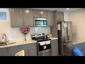 Tour of a 2 Bedroom Basement Apartment in Midtown Toronto (AirBnB)