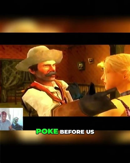 Cowboy Confronts Woman in Saloon, Chaos Erupts! #shorts