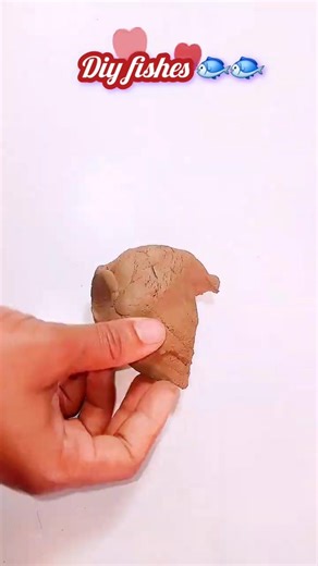 diy fish 🐟🐟 #clayart #clayfish