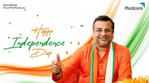 1.3K reactions · 504 shares | Today is a day that marks celebration of Azadi for the coming years and the years gone by. Saluting our Armed forces and Covid Warriors for making sure we are safe, healthy and secure. Stay Safe! Stay Azad! Happy Independence Day. #Modicare #LiveTheModiWay #SochBadlo #HappyIndependenceDay | Modicare India | Facebook