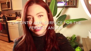 Selfie Ring Light , Rechargeable Selfie Fill Light with Retaining Clip On, Video Conference Light for Phone, Laptop, Zoom Meeting, Make up