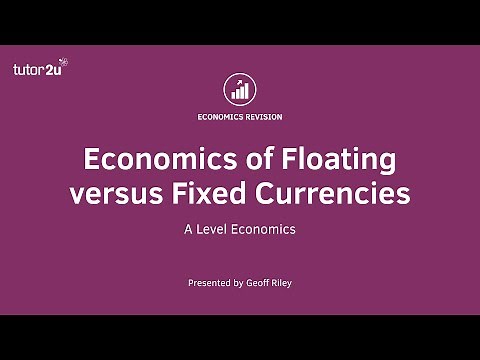 Economics of Floating versus Fixed Exchange Rates