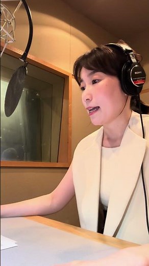 【お仕事の裏側】#ナレーション #アナウンサー #収録風景 #声のお仕事 #ナレーター #朗読 #テレビ #ショート#裏側