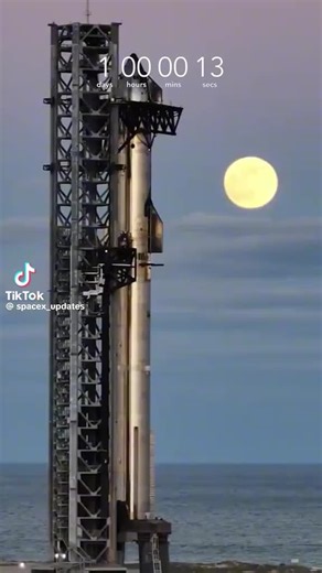 Starship Light 9 Launch Countdown with SpaceX and Tesla