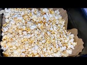 How To Make Popcorn In An Air Fryer // quick and easy