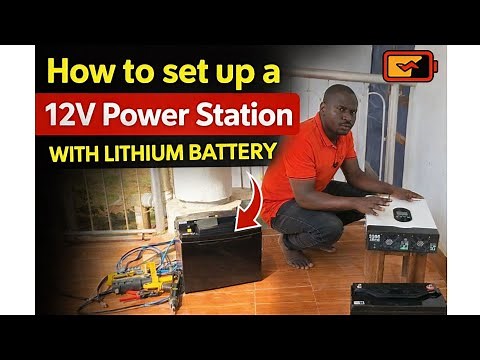 How to Set Up a 12V Solar Power Station with 100Ah Lithium Battery (Step-by-Step Guide)