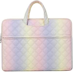 Laptop Sleeve Case for 13 inch/14 inch/15 inch, Computer, Tablet Carrying Case with Handle and Pocket for MacBook Air Pro, HP, Dell, Asus Notebook (Multicolour-A1, 14 inch Laptop Sleeve)