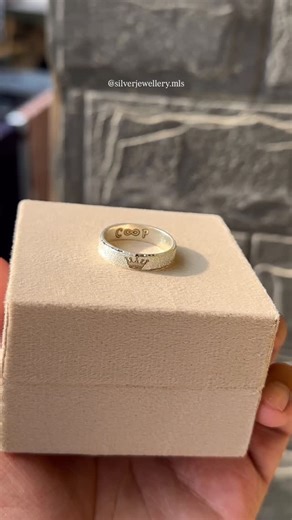 MLS | Silver Jewellery on Instagram: "Viral Crown Ring 👑 Pure 925 Silver Ring #925silver #viral #crown #customise #ring ❌No Cash on delivery❌ Direct message us for order & more. WhatsApp📞 +91 6239594731 📍Store location - Mohinder Lal Saraf Jewellers Guru Bazaar, near Chaurasti Attari Gurudwara, opposite DC jeweller. Near Golden Temple Amritsar,Punjab 143001 All products are handcrafted to be perfect. *We Dont Have Exchange/Return Or Refund Policy* Follow @silverjewellery.mls for amazing silve