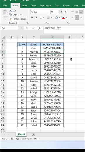 Format Tricks in Excel 👍 #exceltips #exceltricks #exceltutorial #Excel | computernotion