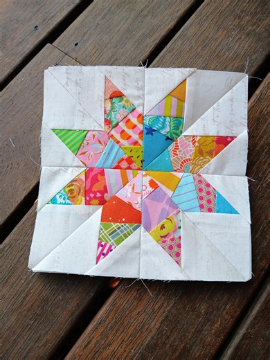 Crazy Patchwork Star Quilt Foundation Paper Piecing Pattern: FPP Digital Download PDF - Etsy