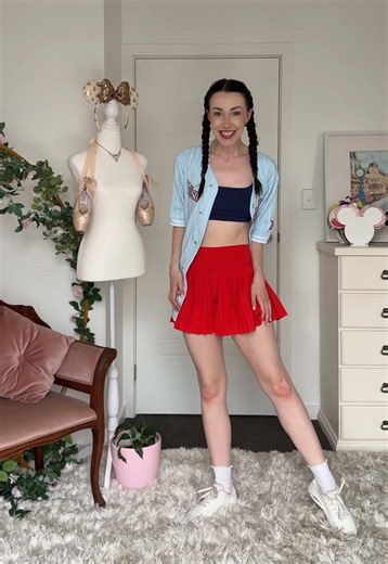 Fashion Fusion: Tennis Skirt, Baseball Jersey & Bowling