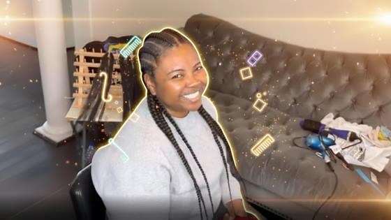 Straight back stitch braids tutorial: Master perfect proportions