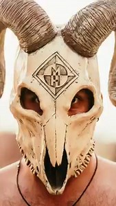 ‼️ØF KINGDØM AND CRØWN RAM SKULL MASKS IN STOCK‼️ Ultra-premium custom latex ram skull mask with Machine Head diamond "carved" into the skull forehead. Cotton filled horns for added stability, and rear opening to easily pull over head. SHOP: https://tentontradingco.com/products/of-kingdom-and-crown-ram-skull-mask | Machine Head