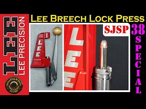 Lee Breech Lock Reloader Press no. 90045 (.38 Special Reloading & Closeup)
