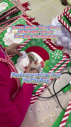 Customized paper bag manufacturer OEM/ODM service Free logo customization.