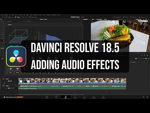 DaVinci Resolve 18.5 | Adding Audio Effects