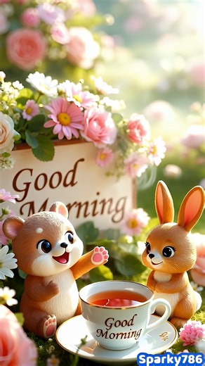 Adorable Animals Saying Good Morning . Good Morning Animation 🐶🐱 Cute Animal Friends. Start Your Day with Cute Animals ☀️ Good Morning.Good Morning ☀️🐻🐱 Start your day with smiles and happiness as these cute animals send you warm good morning wishes. Filled with adorable expressions, joyful movements, and positive vibes, this animation is perfect for spreading love, cheer, and morning energy to everyone 🌸✨ Share this sweet good morning animation with friends, family, and loved ones to make 