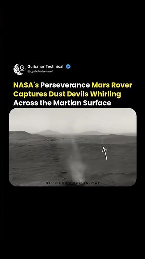 NASA Rover Captures Dust Devils on Mars for the First Time 📹