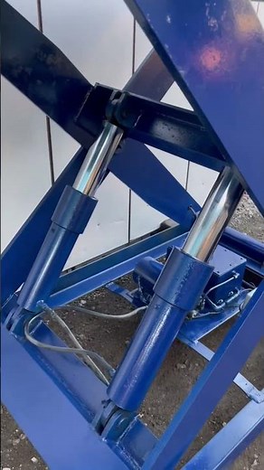 電動 油圧式 テーブル リフト リフター 昇降リフト 高さ300〜1,435mm テーブル寸法 2m×1m 200V 1.5kw