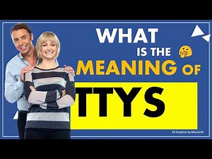 TTYS - what is the meaning of Internet Slang