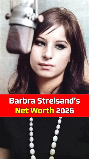 Ever wondered how much the legendary Barbra Streisand is worth in 2026? From her record-breaking EGOT career to her stunning $100 million Malibu estate (complete with an underground shopping mall!), we’re diving deep into the fortune of Hollywood’s ultimate icon. Discover how "Babs" amassed a half-billion-dollar empire through music, movies, and savvy real estate. Is she the richest self-made woman in entertainment? Watch to find out the dramatic truth behind Barbra Streisand’s net worth today! 