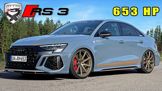 653HP Audi RS3 MTM (8Y) – Autobahn Review + POV Performance Test! 🔥🏁