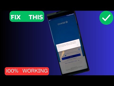 How to Fix Can’t login to Chase Account | Chase not working