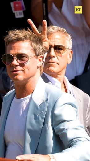 477K views · 7.9K reactions | BFF goals! George Clooney and Brad Pitt have fun at the Venice International Film Festival as they celebrate the premiere of their new film 'Wolfs.' | Entertainment Tonight | Facebook