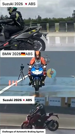 Challenges of Automatic Braking System Suzuki BMW ABS 2026🇯🇵🇩🇪