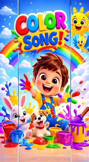 Color Song for Kids 🎨 | Learn Colors with Fun Nursery Rhyme | FUNTOO TOONS