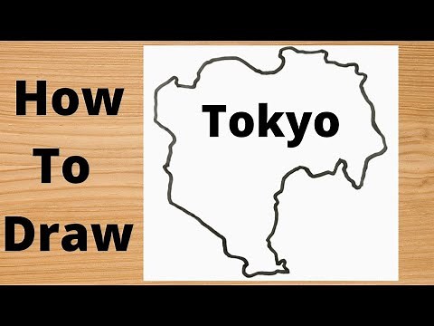 How to draw the map of Tokyo (capital of japan)