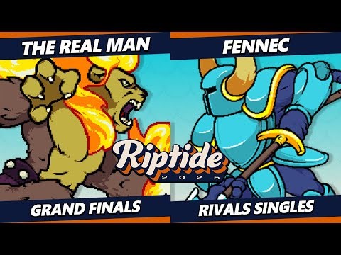 Riptide 2025 GRAND FINALS - The Real Man (Zetterburn) Vs. Fennec (Shovel Knight) Rivals of Aether