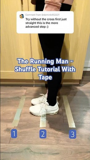 Ok! Basic shuffle step - The Running Man 😉 #shuffletutorial #runningman #shuffle #tutorial