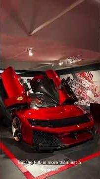 Inside The Ferrari F80: A $3.9 Million Work Of Art