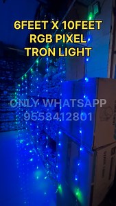 6FEET 10FEET RGB PIXEL TRON LIGHT DECORATION LIGHTING HIGH QUALITY PRODUCTS | Mataji Electric Pixel Lighting