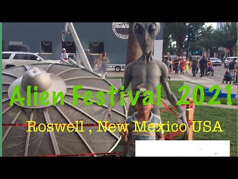 Alien Festival 2021 in Roswell New Mexico , USA #let’sGo